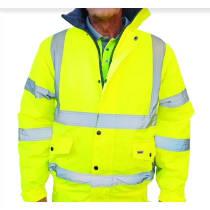 Hi-Vis Bomber Jacket 300D Oxford Class 3 - Case of 10